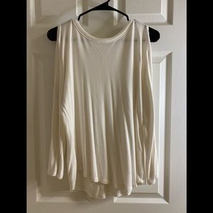 Lou & Grey shoulderless L/S top